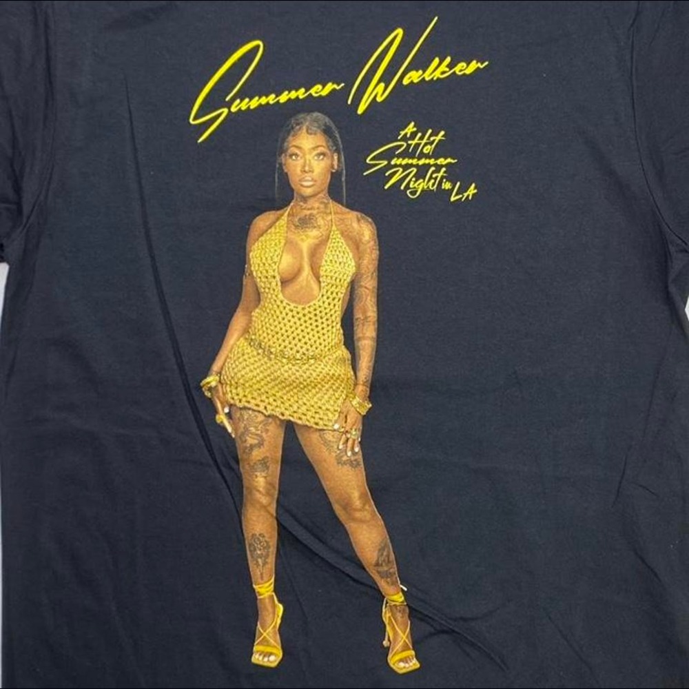 Summer Walker - 2022 A hot summer night in LA VIP tour concert music shirt - MED